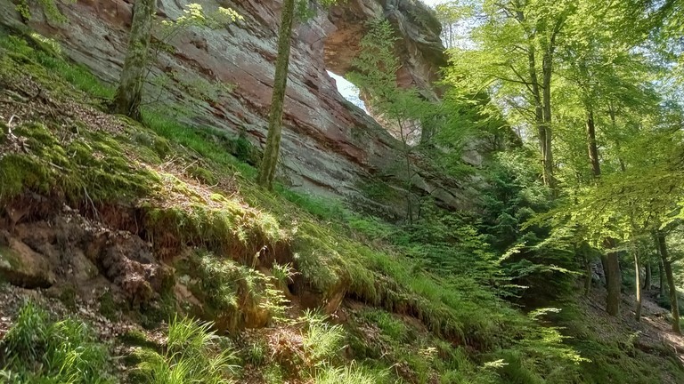 Rocher et Arche de l'Erbsenfelsen