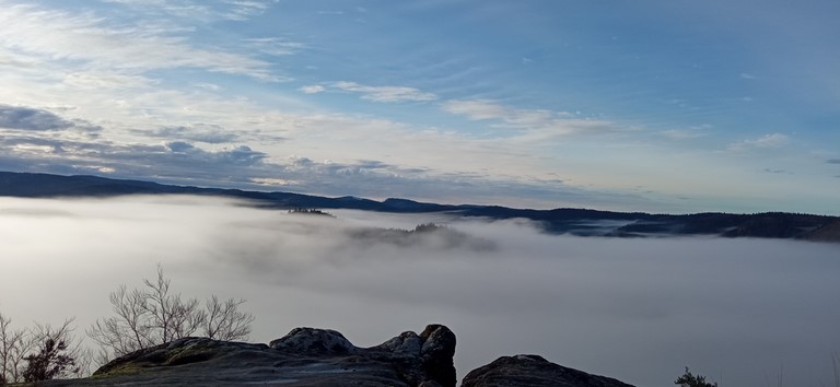 Vue depuis le rocher du corbeau